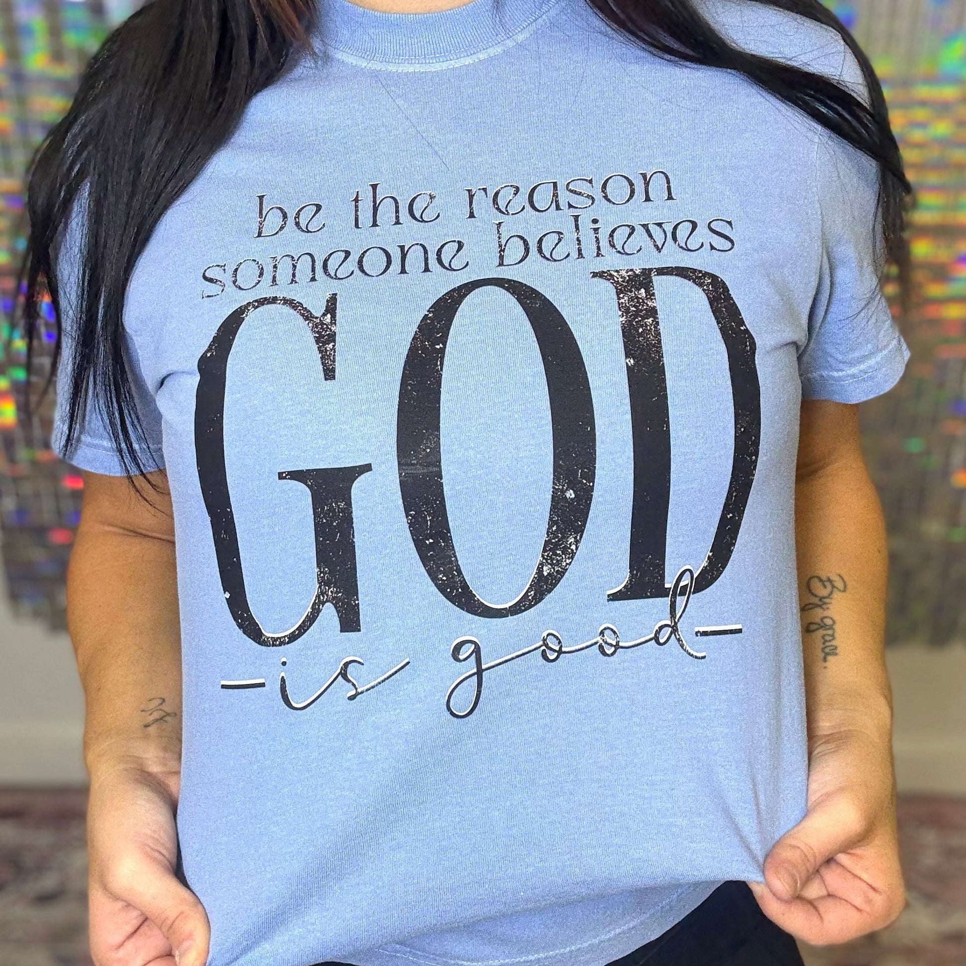 FestiviTees Women - Apparel - Shirts - T-Shirts Be The Reason God Is Good Graphic Tee