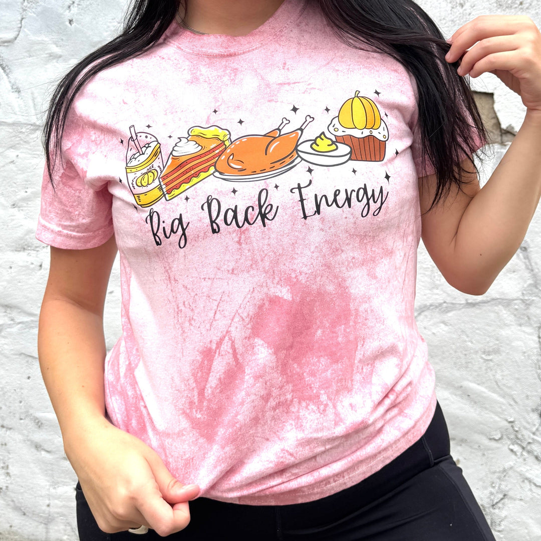 FestiviTees Women - Apparel - Shirts - T-Shirts Big Back Energy Graphic Tee