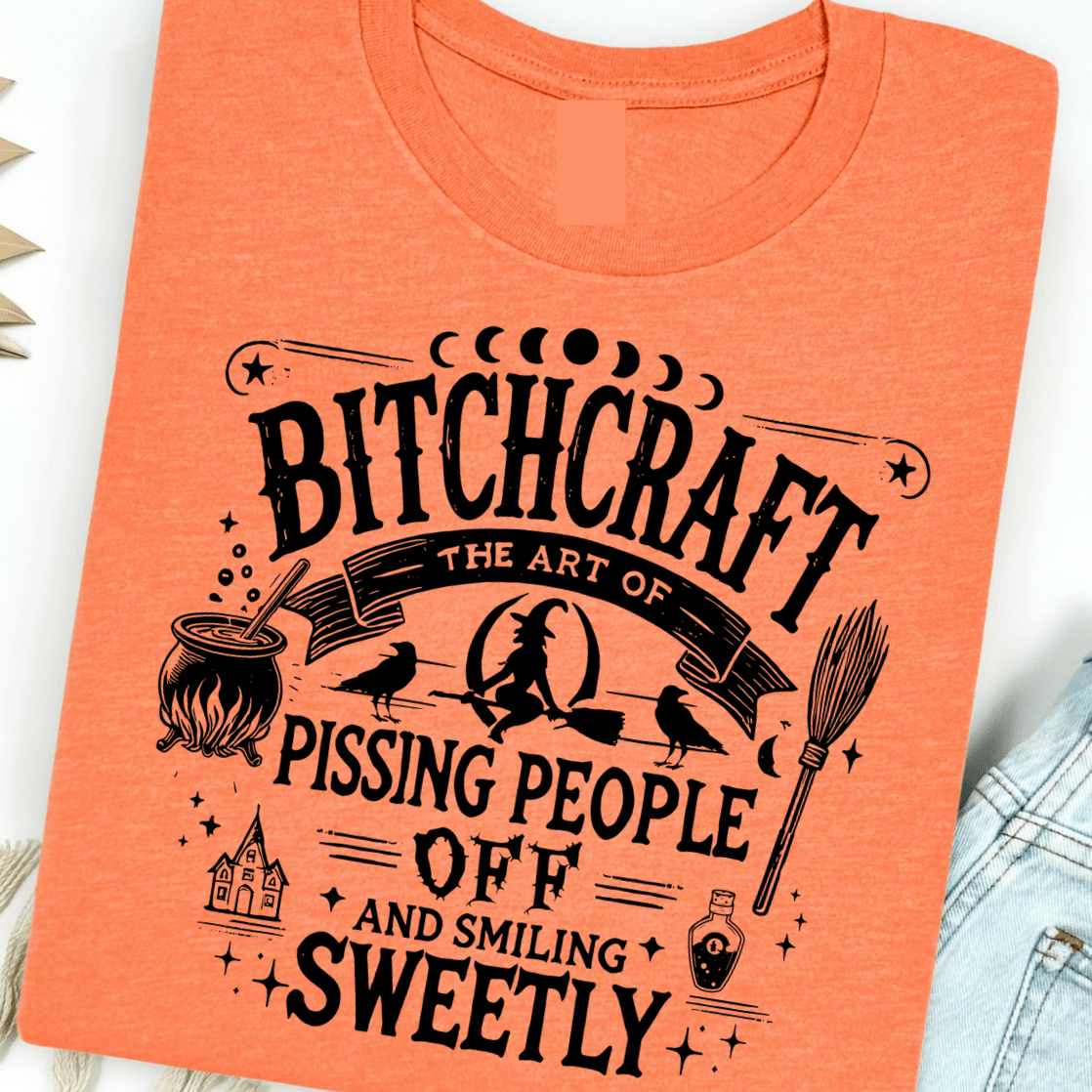 FestiviTees Women - Apparel - Shirts - T-Shirts BitchCraft Graphic Tee