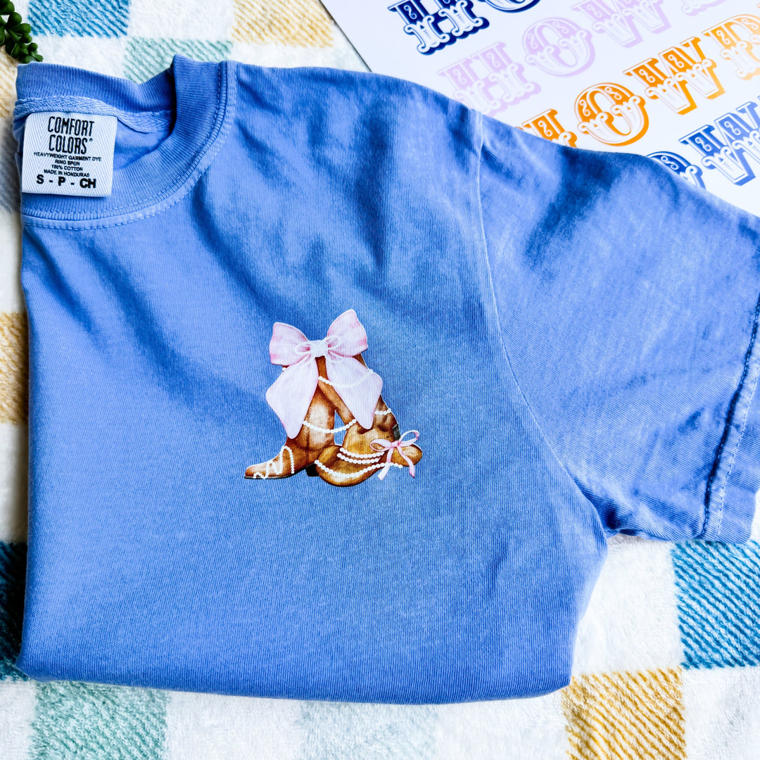 FestiviTees Women - Apparel - Shirts - T-Shirts Boots With Pearls Graphic Tee