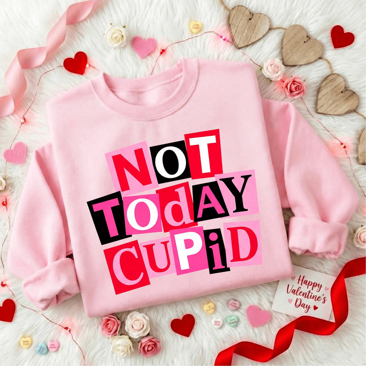 Envy Stylz Boutique Women - Apparel - Shirts - T-Shirts Burn Book Not Today Cupid Graphic Sweatshirt