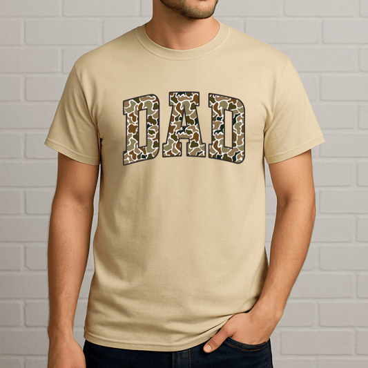 FestiviTees Women - Apparel - Shirts - T-Shirts Camo Dad Graphic Tee