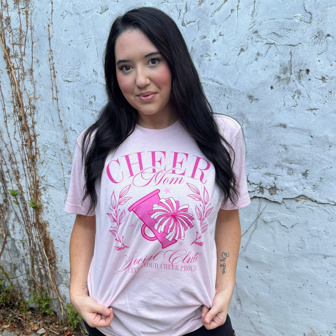 FestiviTees Women - Apparel - Shirts - T-Shirts Cheer Mom Graphic Tee