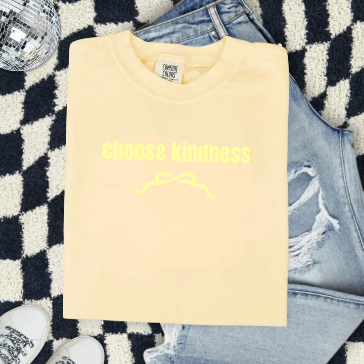 FestiviTees Women - Apparel - Shirts - T-Shirts Choose Kindness Bow Graphic Tee