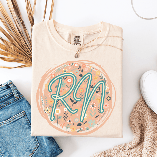 FestiviTees Women - Apparel - Shirts - T-Shirts Custom Floral Occupation Graphic Tee