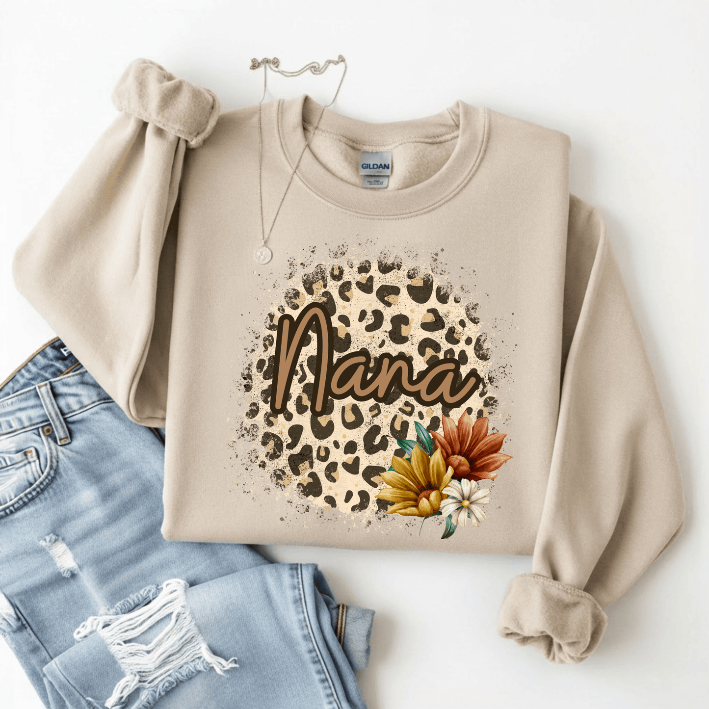 FestiviTees Women - Apparel - Shirts - T-Shirts Custom Leopard Name Graphic Tee