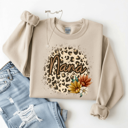 FestiviTees Women - Apparel - Shirts - T-Shirts Custom Leopard Name Graphic Tee