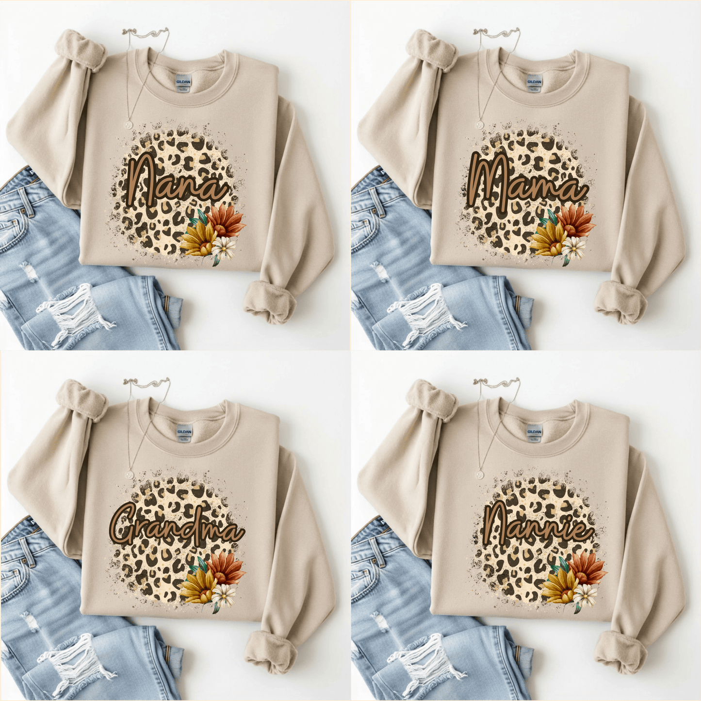 FestiviTees Women - Apparel - Shirts - T-Shirts Custom Leopard Name Graphic Tee