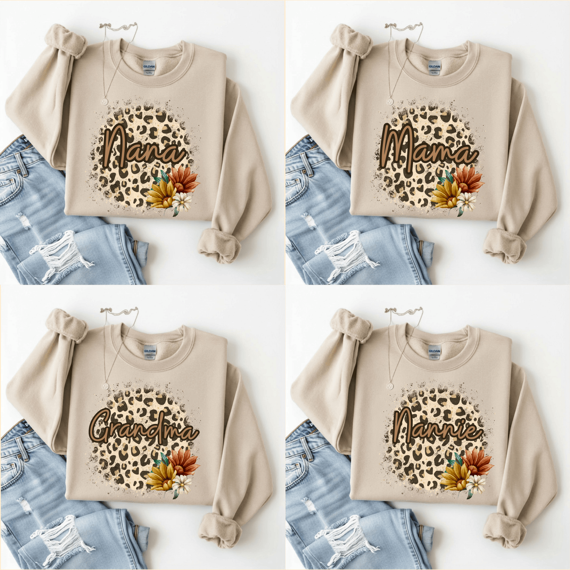 FestiviTees Women - Apparel - Shirts - T-Shirts Custom Leopard Name Graphic Tee