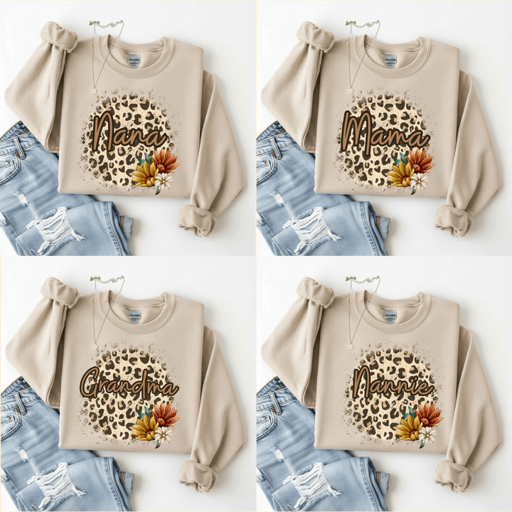 FestiviTees Women - Apparel - Shirts - T-Shirts Custom Leopard Name Graphic Tee