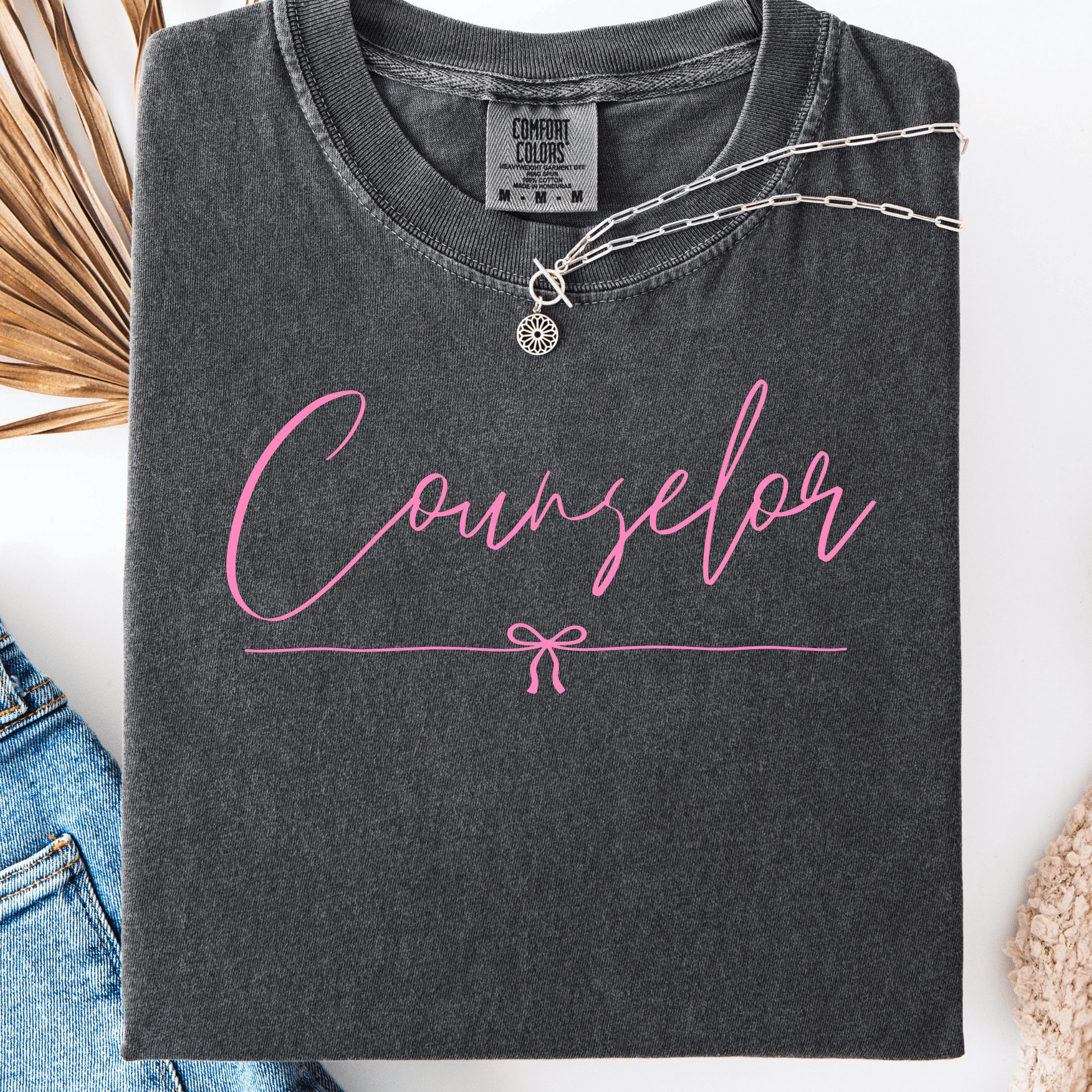 FestiviTees Women - Apparel - Shirts - T-Shirts Custom Occupation Dainty Bow Graphic Tee