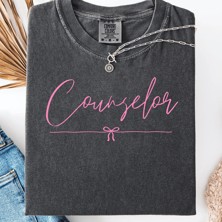 Envy Stylz Boutique Women - Apparel - Shirts - T-Shirts Custom Occupation Dainty Bow Graphic Tee