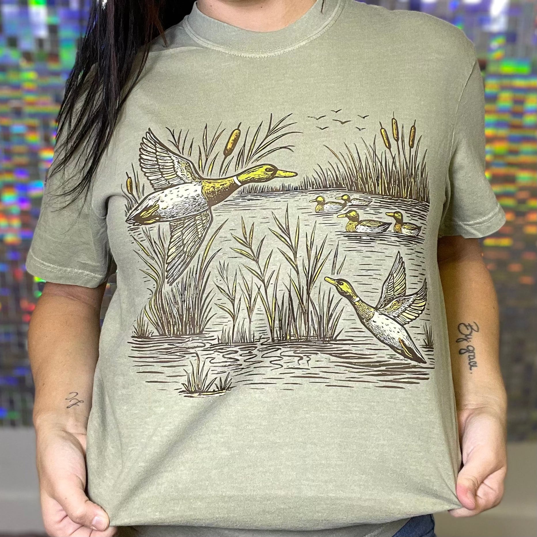 FestiviTees Women - Apparel - Shirts - T-Shirts Duck Hunting Graphic Tee