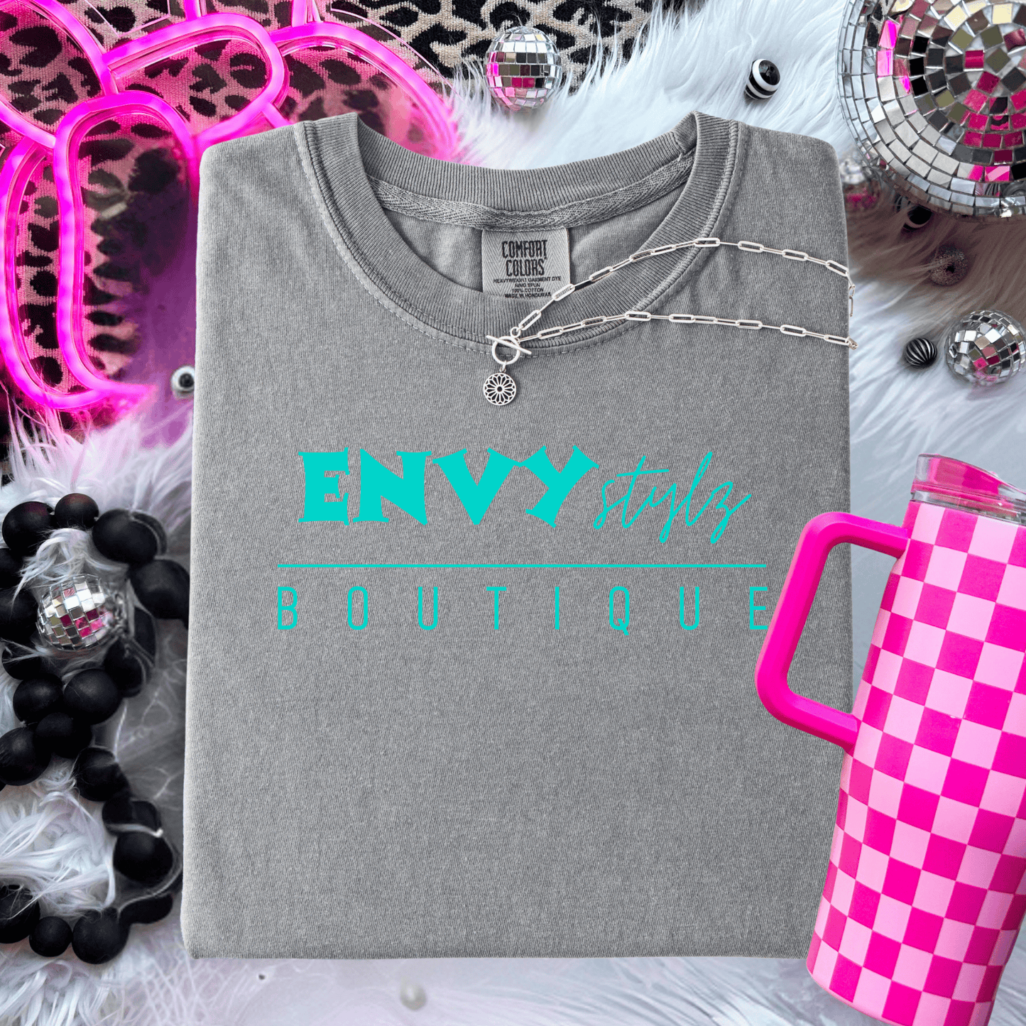 FestiviTees Women - Apparel - Shirts - T-Shirts Envy Stylz Logo Graphic Tee