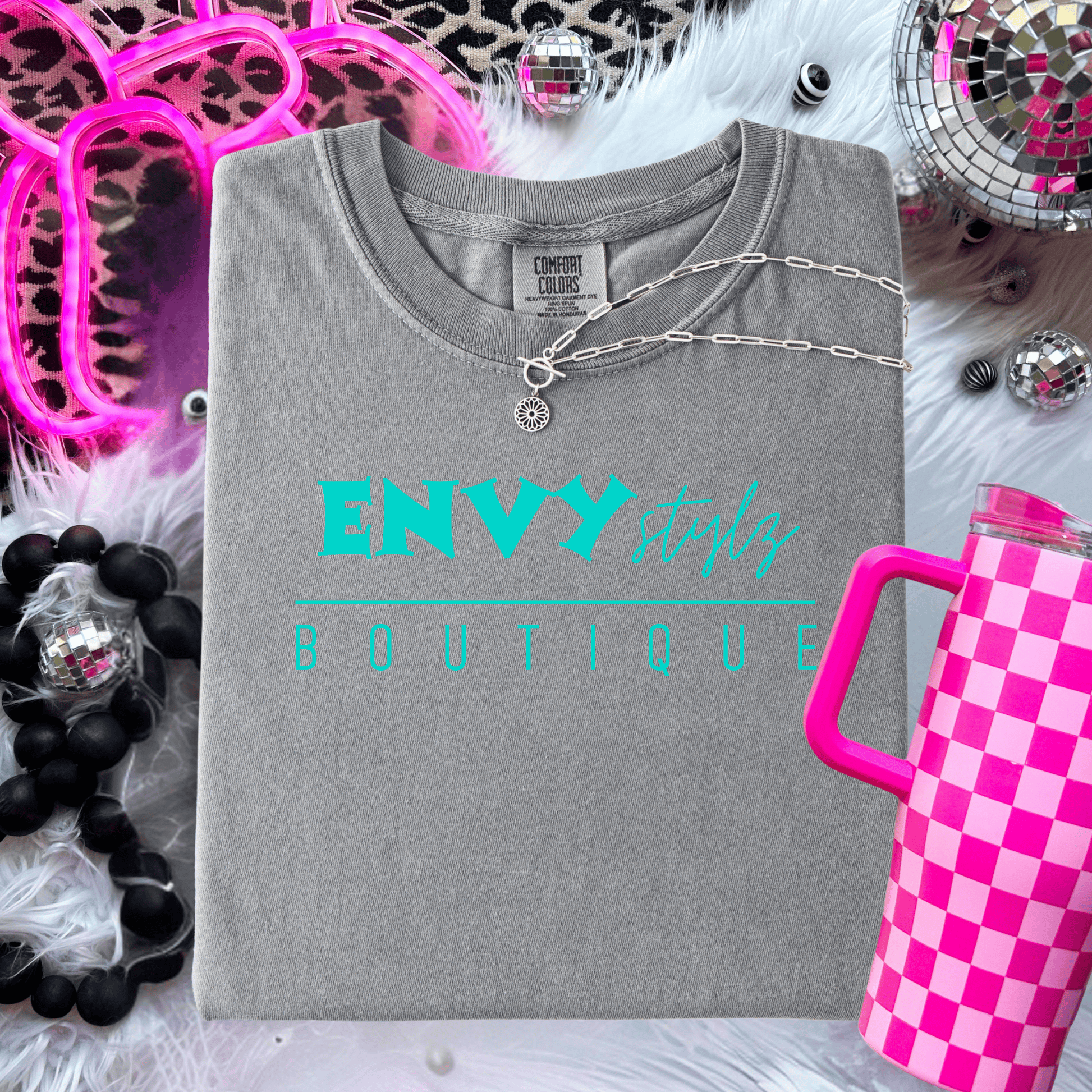 FestiviTees Women - Apparel - Shirts - T-Shirts Envy Stylz Logo Graphic Tee