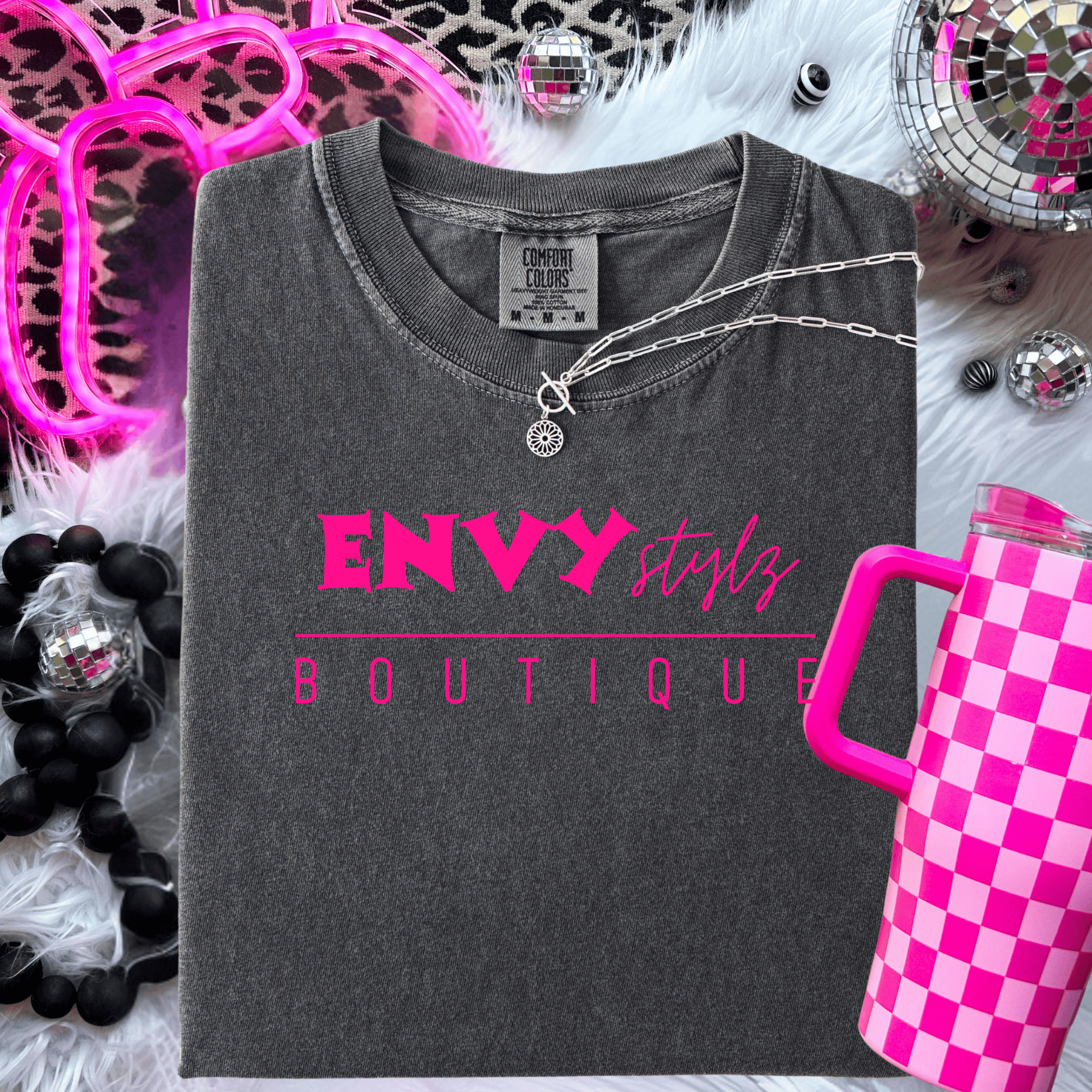 FestiviTees Women - Apparel - Shirts - T-Shirts Envy Stylz Logo Graphic Tee