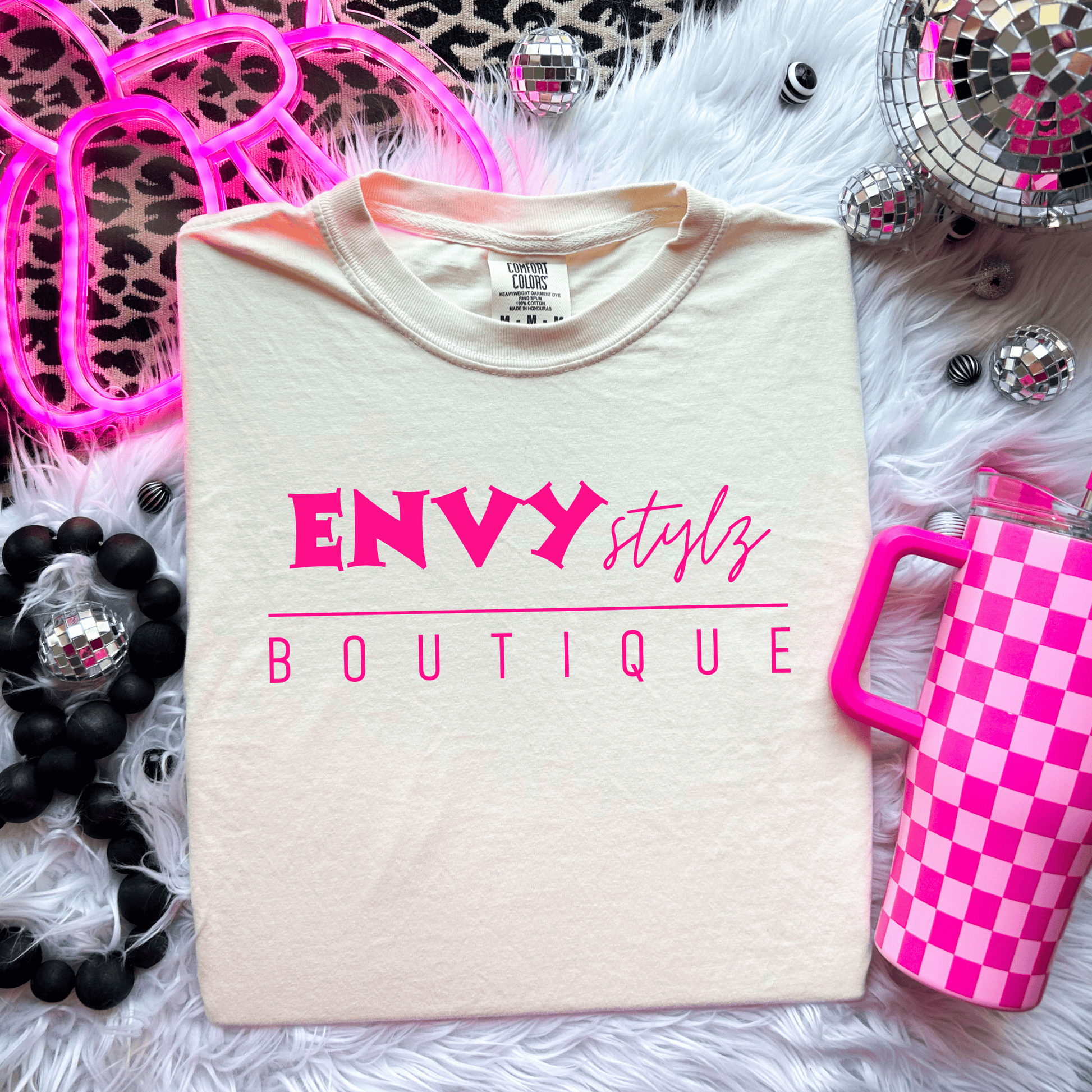 FestiviTees Women - Apparel - Shirts - T-Shirts Envy Stylz Logo Graphic Tee