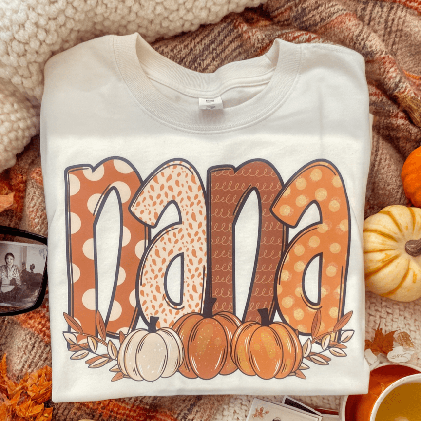 FestiviTees Women - Apparel - Shirts - T-Shirts Fall Nana Graphic Tee