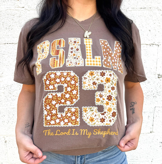 FestiviTees Women - Apparel - Shirts - T-Shirts Floral Psalm: 23 Graphic Tee