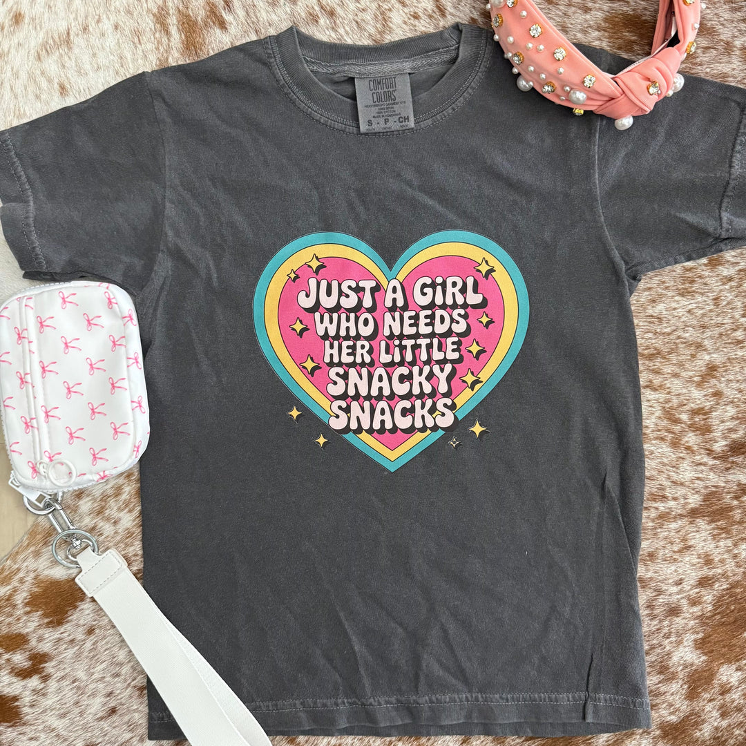 FestiviTees Women - Apparel - Shirts - T-Shirts Girl Snacks Graphic Tee