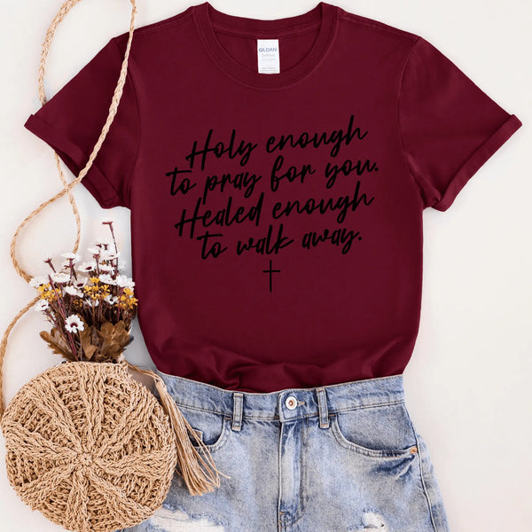 Envy Stylz Boutique Women - Apparel - Shirts - T-Shirts Holy Enough Graphic Tee