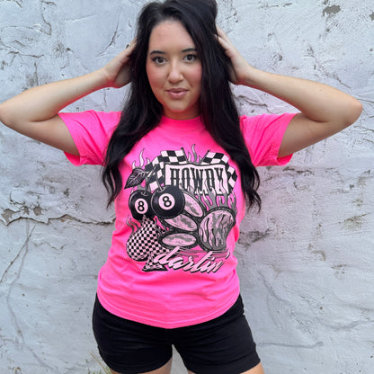 FestiviTees Women - Apparel - Shirts - T-Shirts Howdy Darlin 8 Ball Graphic Tee