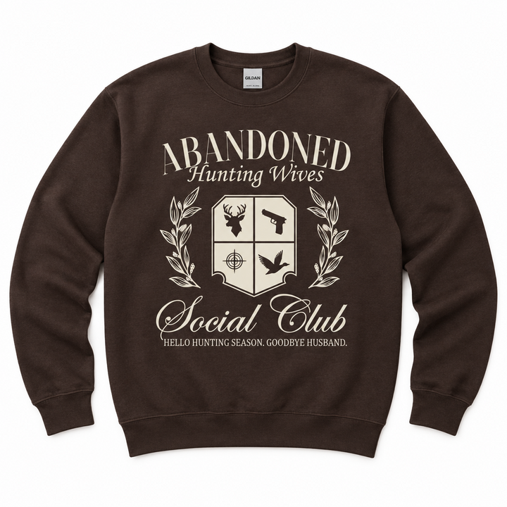 Envy Stylz Boutique Women - Apparel - Shirts - T-Shirts Hunting Wife Social Club Graphic Crewneck