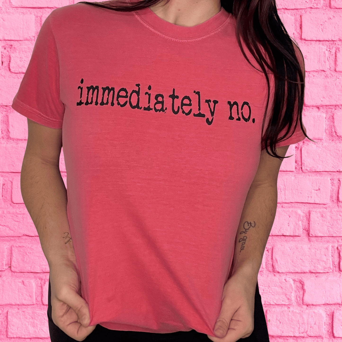FestiviTees Women - Apparel - Shirts - T-Shirts Immediately No Graphic Tee