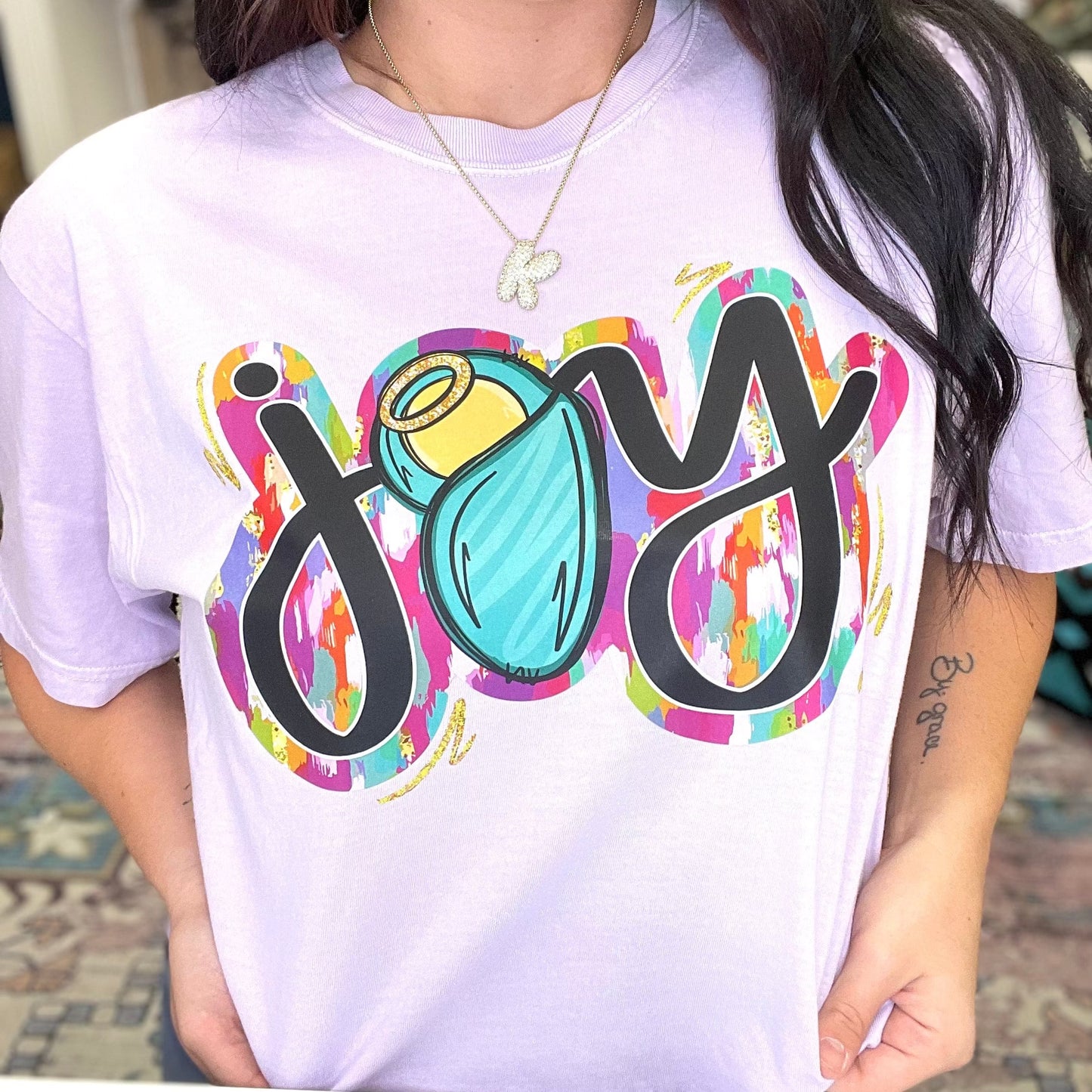 FestiviTees Women - Apparel - Shirts - T-Shirts Joy Baby Jesus Graphic Tee