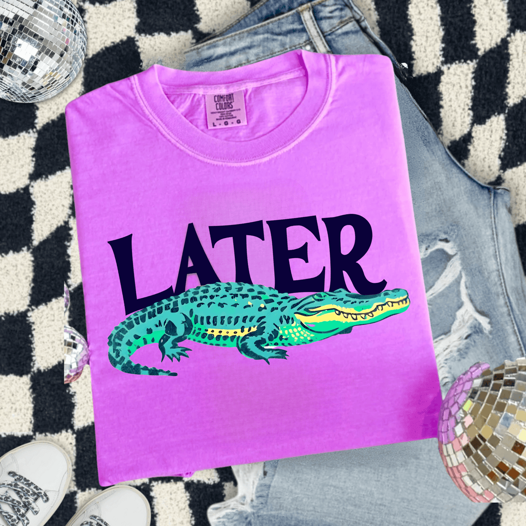 FestiviTees Women - Apparel - Shirts - T-Shirts Later Gator Graphic Tee