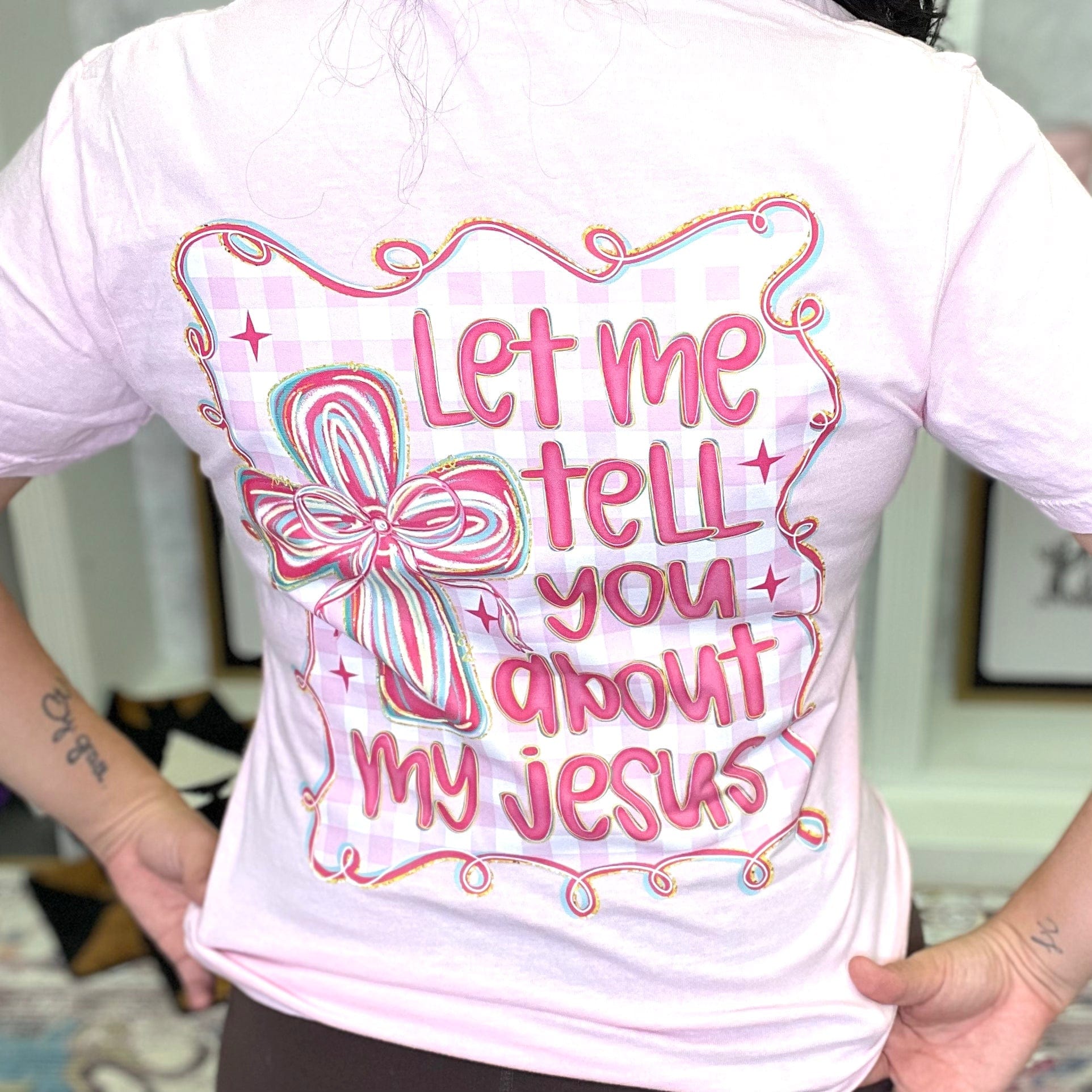 FestiviTees Women - Apparel - Shirts - T-Shirts Let Me Tell You About My Jesus Graphic Tee
