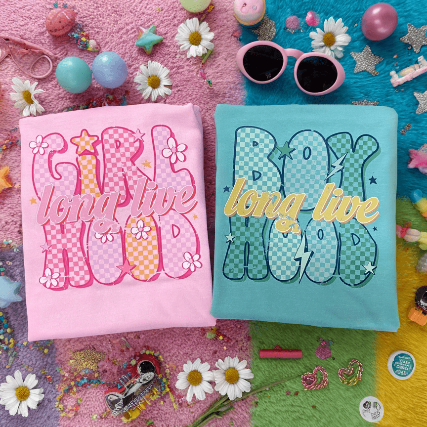 FestiviTees Women - Apparel - Shirts - T-Shirts Long Live Boy & Girl Hood Graphic Tee