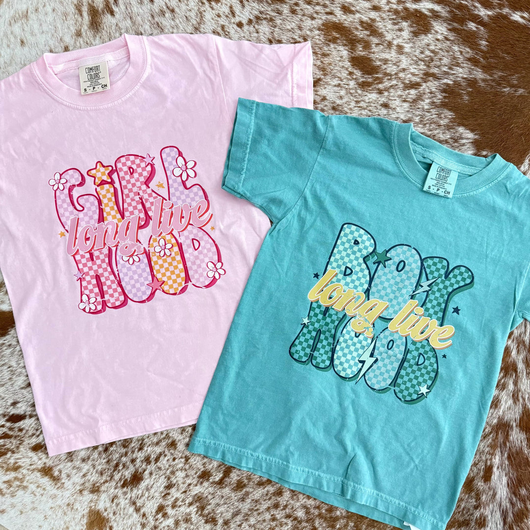 FestiviTees Women - Apparel - Shirts - T-Shirts Long Live Boy & Girl Hood Graphic Tee