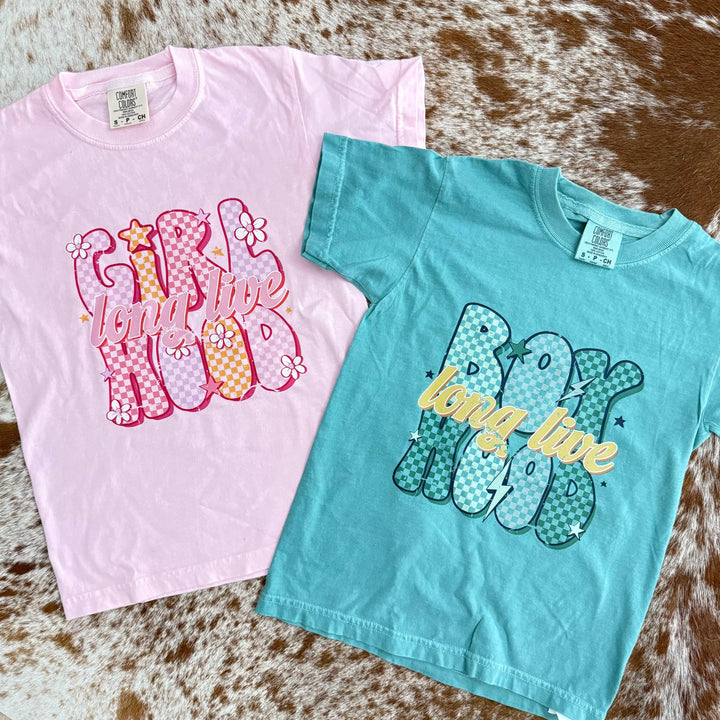FestiviTees Women - Apparel - Shirts - T-Shirts Long Live Boy &amp; Girl Hood Graphic Tee