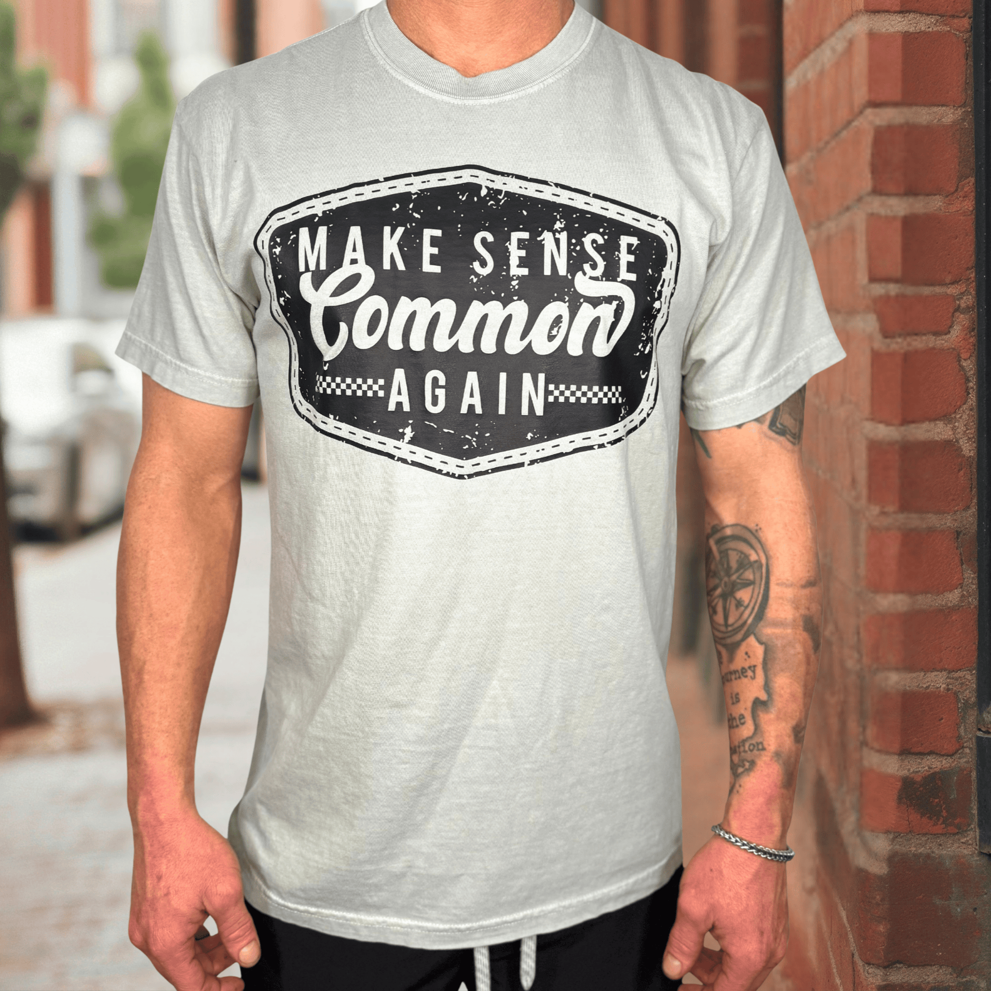 FestiviTees Women - Apparel - Shirts - T-Shirts Make Sense Common Again Graphic Tee