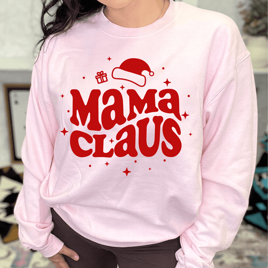 FestiviTees Women - Apparel - Shirts - T-Shirts Mama Claus Graphic Tee/Sweatshirt