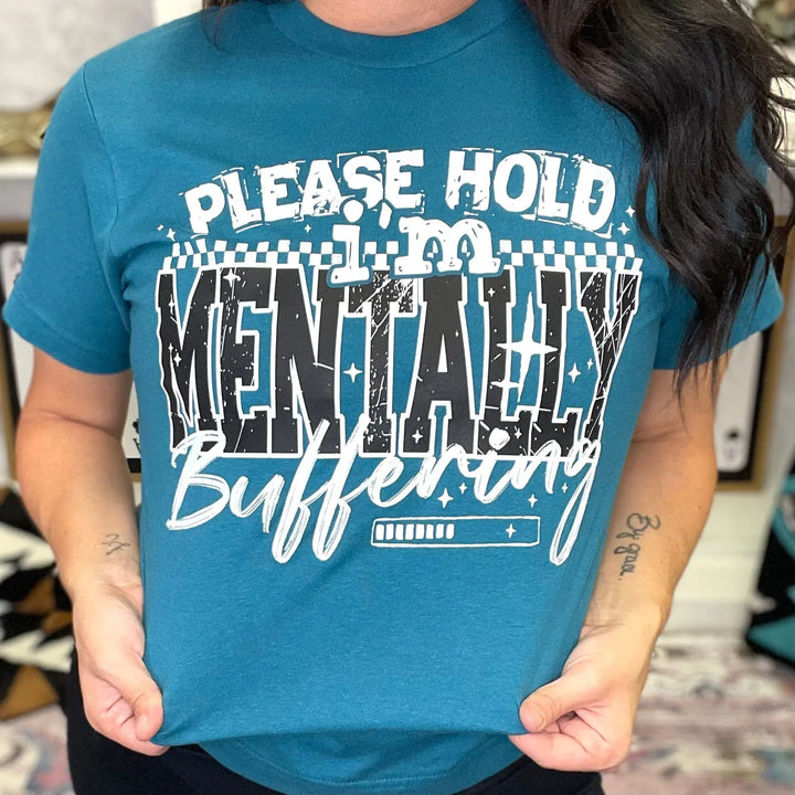 Envy Stylz Boutique Women - Apparel - Shirts - T-Shirts Mentally Buffering Graphic Tee