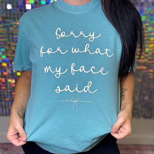 FestiviTees Women - Apparel - Shirts - T-Shirts My Face Said Bow Graphic Tee