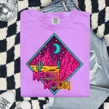 FestiviTees Women - Apparel - Shirts - T-Shirts Neon Moon Graphic Tee