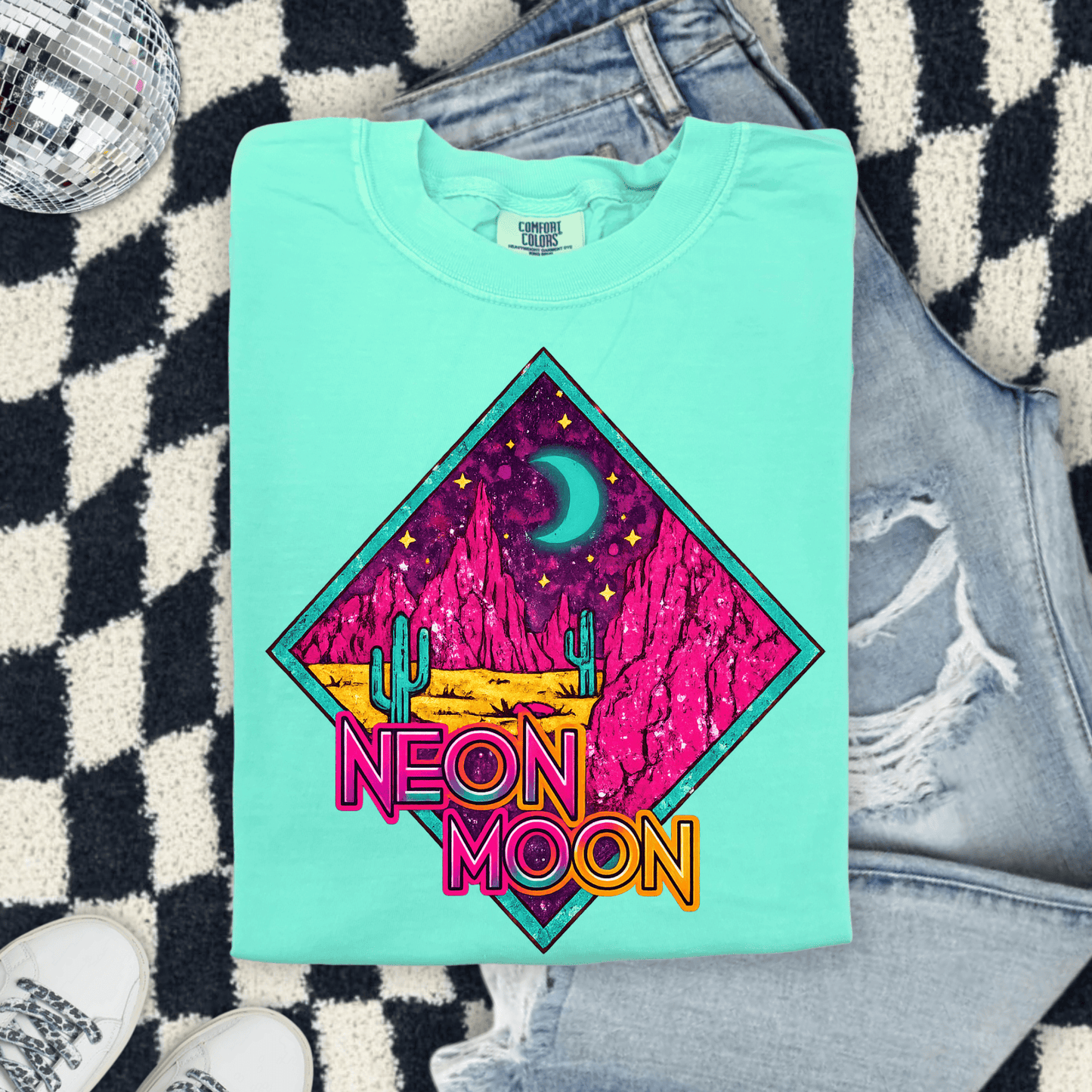 FestiviTees Women - Apparel - Shirts - T-Shirts Neon Moon Graphic Tee
