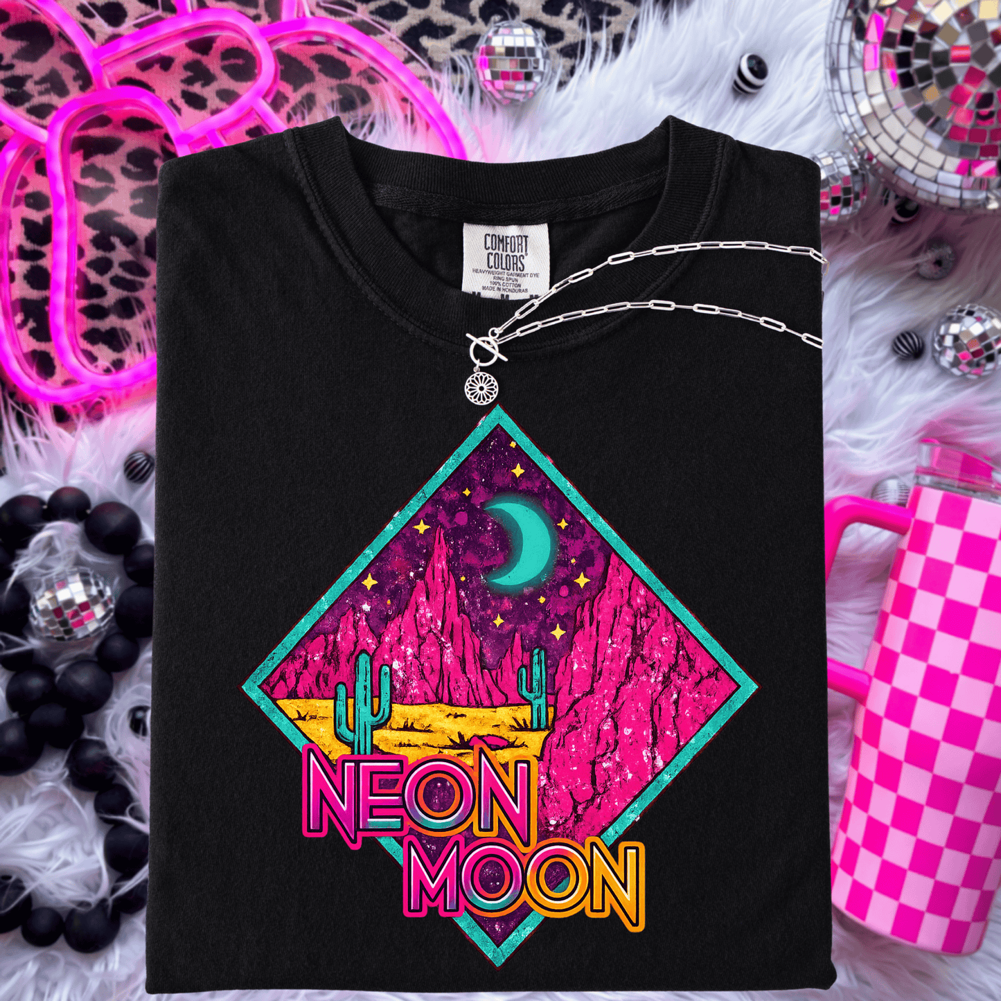 FestiviTees Women - Apparel - Shirts - T-Shirts Neon Moon Graphic Tee