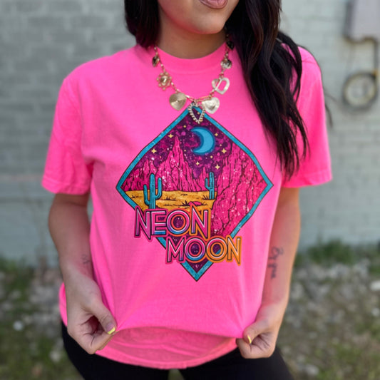 FestiviTees Women - Apparel - Shirts - T-Shirts Neon Moon Graphic Tee