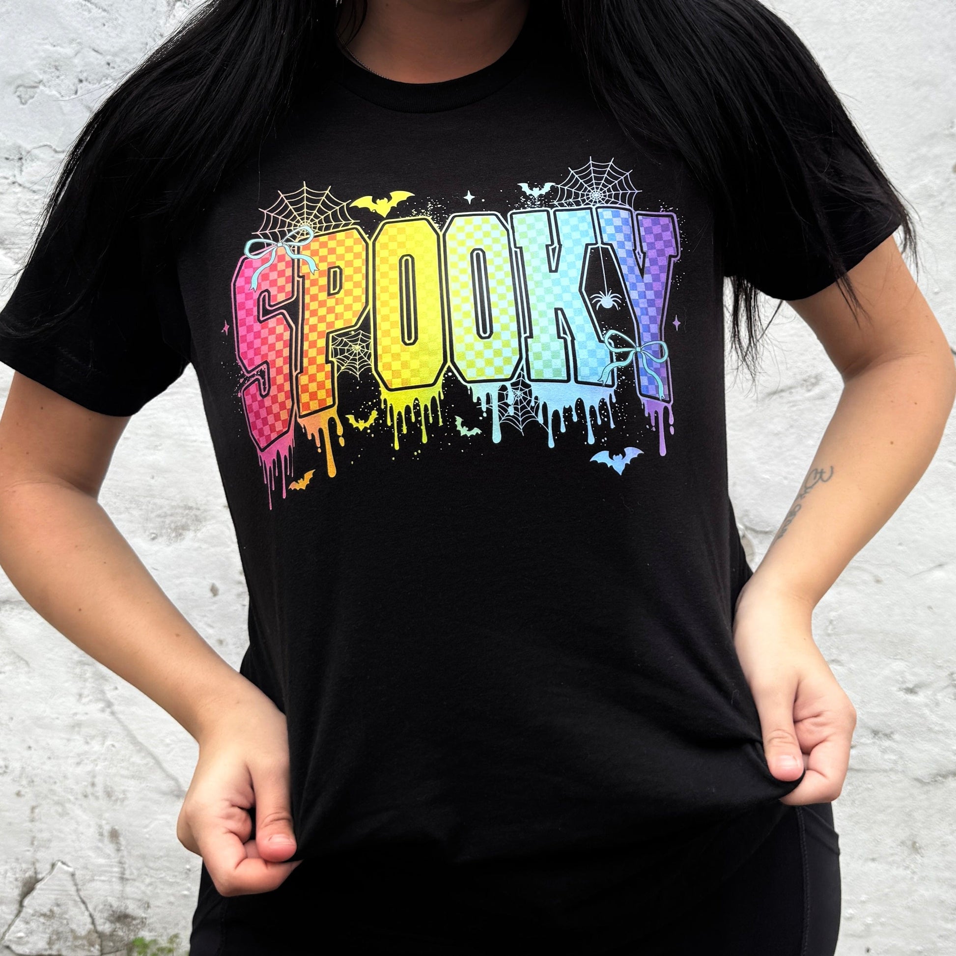 FestiviTees Women - Apparel - Shirts - T-Shirts Neon Spooky Graphic Tee