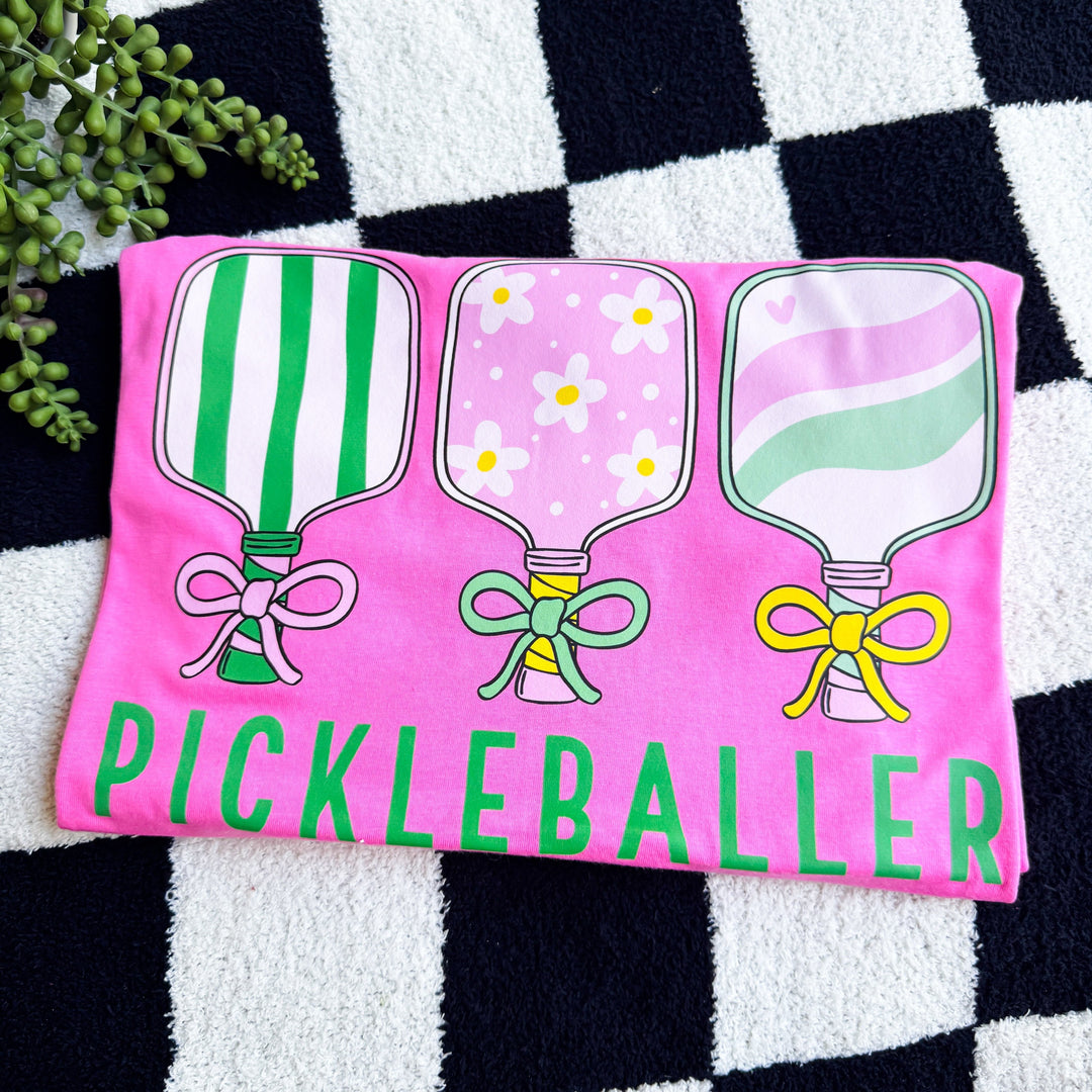 FestiviTees Women - Apparel - Shirts - T-Shirts Pickle Baller Graphic Tee