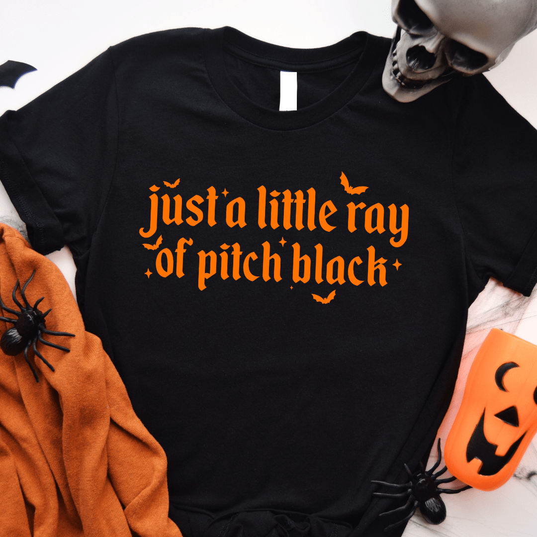 FestiviTees Women - Apparel - Shirts - T-Shirts Ray Of Pitch Black Graphic Tee DEAL OF THE WEEK