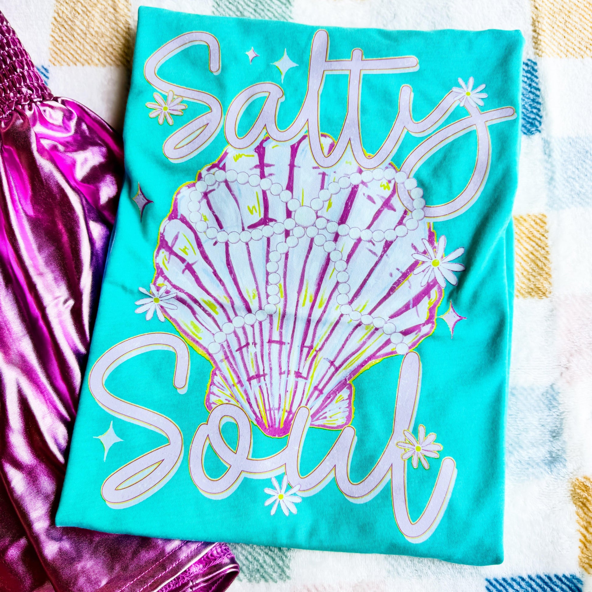 FestiviTees Women - Apparel - Shirts - T-Shirts Salty Soul Graphic Tee