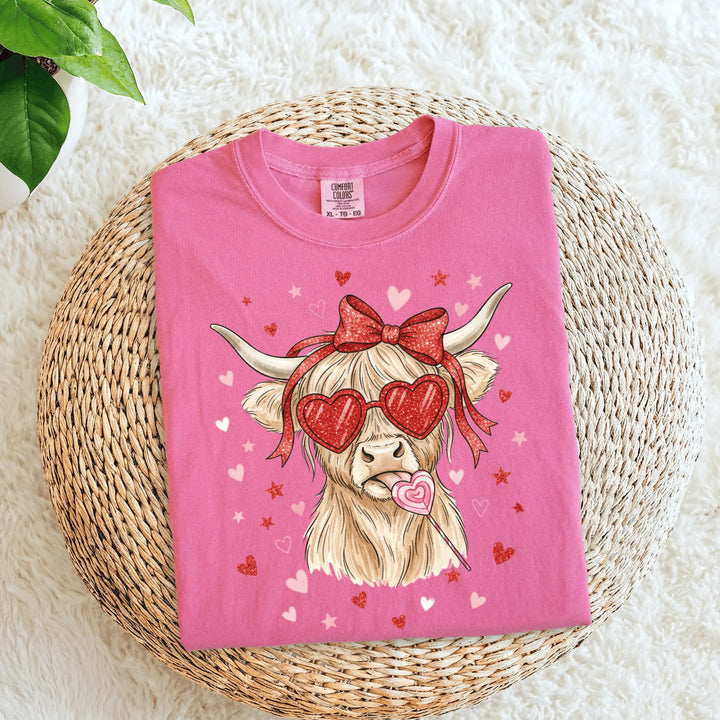 Envy Stylz Boutique Women - Apparel - Shirts - T-Shirts Sassy Valentine Cow Graphic Tee
