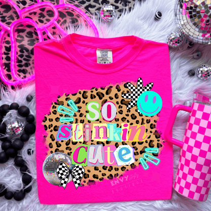 FestiviTees Women - Apparel - Shirts - T-Shirts So Stinkin' Cute Graphic Tee