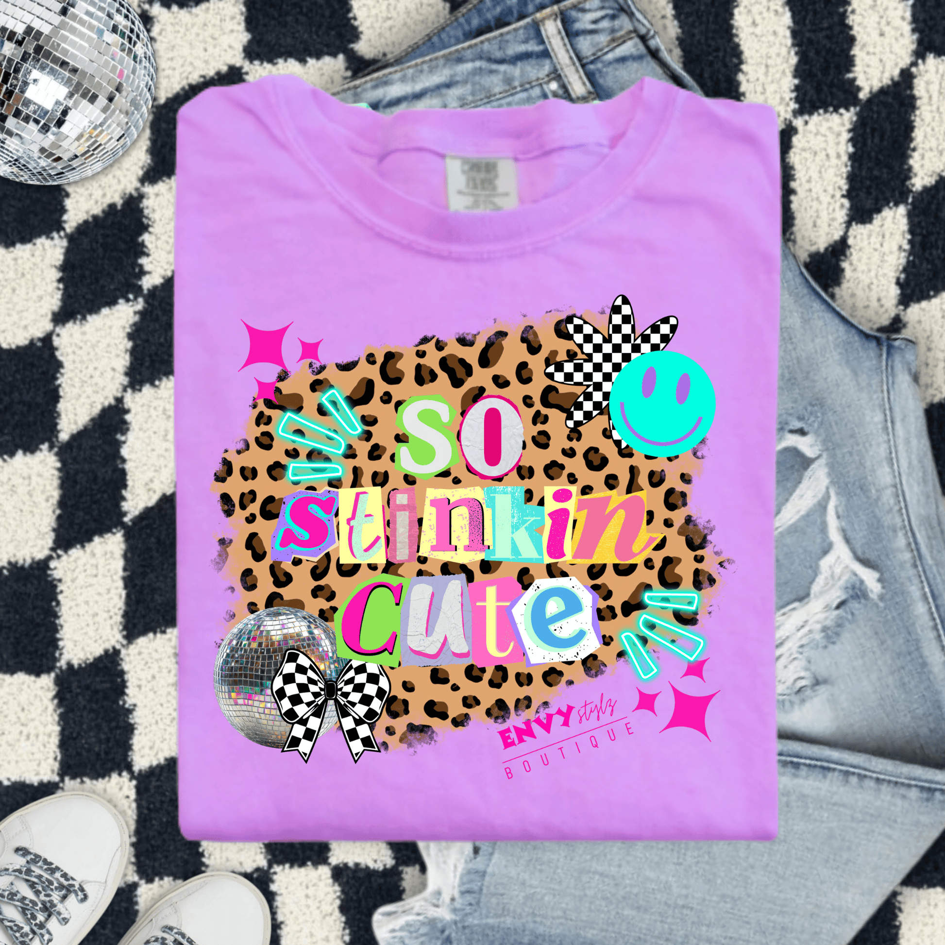 FestiviTees Women - Apparel - Shirts - T-Shirts So Stinkin' Cute Graphic Tee