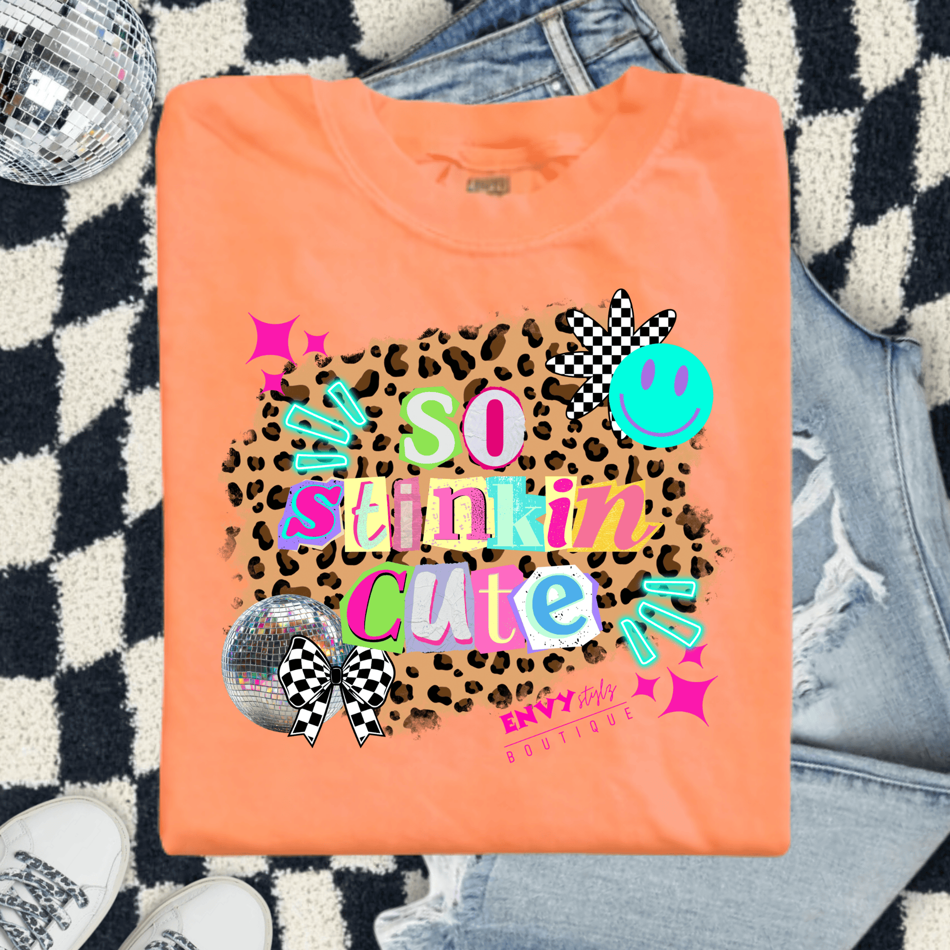 FestiviTees Women - Apparel - Shirts - T-Shirts So Stinkin' Cute Graphic Tee